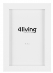 Fotoraam 4Living Nice, 15 cm x 10 cm, valge