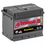 Aku A-mega Premium, 12 V, 60 Ah, 600 A