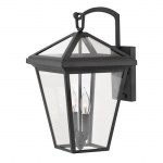 &Otilde;ue seinavalgusti Quintiesse Alford, 40W, E14, IP44, must v., 25.4 cm x 45.9 cm
