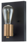 Valgusti seinale Elstead Lighting Silas, E27, 1 x 60 W, must v.