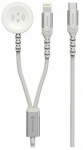 Telefoni laadija Swissten 2in1, USB Type C/USB Type A, must, 60 W