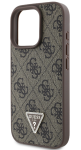 Telefoni &uuml;mbris Guess Metal Logo, pruun v., Apple