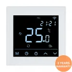 P&otilde;randa termostaat Heatcom HC91, s&uuml;vistatav, valge v., 8.6 cm, 5 - 50 &deg;C