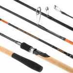 Spinning Akara Black Hunter 822M7/32-248, 248 cm, 158 g, must v./oranž v.