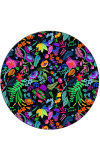 Vaip Conceptum Hypnose Pictura Black Djt, mitmev&auml;rviline, 100 cm x 100 cm
