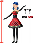 Nukk Miraculous Ladybug 50414, 32.4 cm