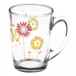 Tass Luminarc New Morning Fun Flower, l&auml;bipaistev v./mitmev&auml;rviline, 0.32 l