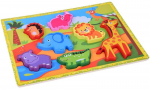 Puidust pusle Safari ZA5256, 30 cm x 22.5 cm, 7 tk