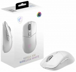 Juhtmevaba m&auml;nguhiir MSI Versa 300, 2.4 ghz / bluetooth / usb, valge v.