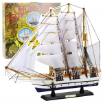 M&auml;ngulaev Lean Toys Sailing Ships, pruun/valge