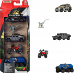 Dinosaurustega m&auml;nguautode komplekt Mattel Matchbox Jurassic World Rebirth JGL60, 1:64, mitmev&auml;rviline