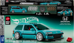 Konstruktor, auto Mattel Hot Wheels Honda Custom 90 Civic EF JHF62, 248 tk, sinine v.