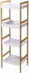 Vannitoa kapp Bathroom Solutions Forma, pruun v./valge v., 36 cm x 33 cm x 110 cm