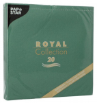 Pabersalvr&auml;tikud Pap Star Royal Collection, 40 cm x 40 cm, tumeroheline v., 20 tk