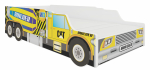 Lastevoodi ADRK Builder, kollane v./must v., 70 x 140 cm, madratsiga