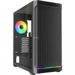 Arvuti korpus Sharkoon AK4W RGB Strip, must v.
