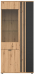 Vitriinkapp Vabres, pruun v., 40 cm x 90.5 cm x 195.5 cm