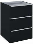 Valamualune vannitoa kapp Elita Lofty 168306, matt must v., 48.7 cm x 50 cm x 69.5 cm