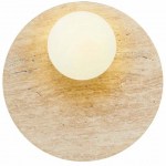 Valgusti seinale Opviq Tor-Look, G9, 1 x 10 W, valge v./beež v.