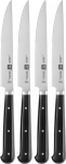 Nuga Zwilling 39029-002-0, roostevaba teras, must v., 4 tk, 23 cm