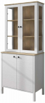 Vitriinkapp Kalune Design FRN-20070, pruun v./valge v., 47 cm x 83 cm x 194 cm