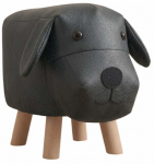 Laste tumba Kalune Design Dog, must v., 45 cm x 28 cm