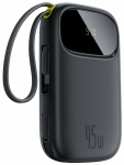 Akupank Baseus EnerFill FC31 Qpow 3, 10000 mAh, 45 W, must v.