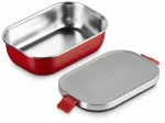 Konteiner toidu jaoks Le Creuset On The Go 02035231, 0.9 l, 21.8 cm x 15.3 cm, punane v.