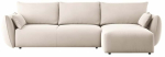 Nurgadiivan - voodi Cosmopolitan Design Matera Salvador 1, beige melange v., parem, 173 x 253 cm x 86 cm