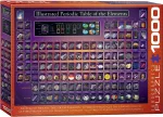 Pusle Eurographics Illustrated Periodic Table of the Elements 6000-0258, 67.6 cm x 48.9 cm, 1000 tk, mitmev&auml;rviline