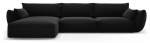 Nurgadiivan Cosmopolitan Design Matera, must v., vasak, 171 x 308 cm x 85 cm