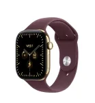 Nutikell Apple Watch Series 12 GPS + Cellular 42mm MJGJ4ET/A, radiant gold titaanist korpus koos burgundy sportrihmaga - S/M