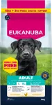 Kuiv koeratoit Eukanuba Adult Large, kanaliha, 18 kg