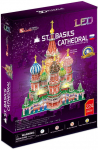 3D-pusle Cubicfun St.Basils Cathedral L519H, 29 cm x 25 cm, 224 tk, mitmev&auml;rviline