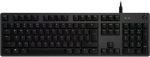 Juhtmega arvutiklaviatuur Logitech G512, EN, must v.