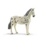 M&auml;ngukujuke Schleich Horse Club Knabstrupper, 12 cm, valge v./must v.