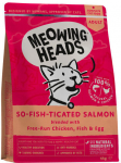 Kuiv kassitoit Meowing Heads So-Fish-Ticated Salmon, l&otilde;he, 4 kg