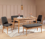S&ouml;&ouml;gitoa komplekt Kalune Design Vina 1053, m&auml;nni v./antratsiit v./puidu v.