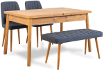 S&ouml;&ouml;gitoa komplekt Kalune Design Santiago 1048 - 3 A, m&auml;nni v./tumesinine v.
