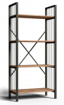P&otilde;randariiul Kalune Design Bookshelf GGMBTLKTP001, must v., 150 cm x 60 cm x 30 cm