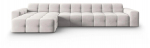 Nurgadiivan Micadoni Home Kendal Velvet 5 Seats, helehall v., vasak, 357 x 173 cm x 79 cm