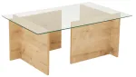 Kohvilaud Kalune Design Escape, tamm v., 105 cm x 65 cm x 30 cm