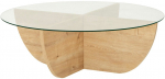 Kohvilaud Kalune Design Lily, tamm v., 90 cm x 90 cm x 30 cm