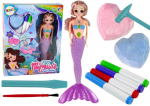 Kaunistuskomplekt Lean Toys DIY Mermaids, mitmev&auml;rviline