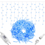 J&otilde;ulutuled Springos Icicle, 12 m, sinine v., 300 LED