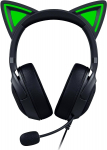 Juhtmega m&auml;nguri peakomplekt lastele Razer Kraken Kitty V2, must v./roheline v.