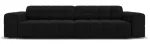 Diivan Micadoni Home Jennifer Velvet, must v., 244 x 102 cm x 70 cm