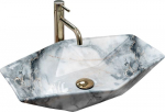 Vannitoa kraanikauss Rea Vegas Granit, keraamiline, 57 cm x 37 cm x 12 cm, marmor v.
