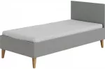 Lastevoodi Kocot Kids Kubi LKU_SZ_18-8BS_BM, hall v., 80 x 180 cm, ilma voodipesukastita, ilma madratsita