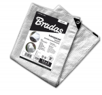 Koormakate Bradas Leno Cristal PLC1003/4, l&auml;bipaistev v./valge v., 4 m x 3 m